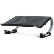 Up to 17" Screen Support - 40 lb Load Capacity - 5" Height x 14.70" Width x 11.50" Depth - Desktop - Steel - Black, Silver