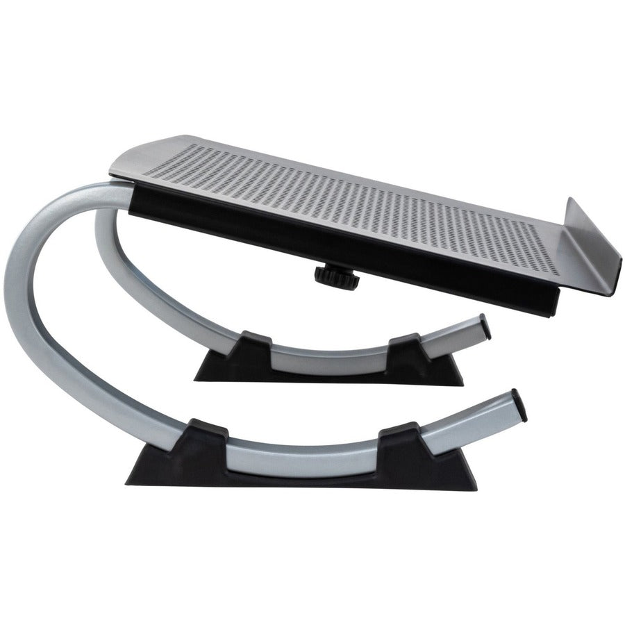Up to 17" Screen Support - 40 lb Load Capacity - 5" Height x 14.70" Width x 11.50" Depth - Desktop - Steel - Black, Silver