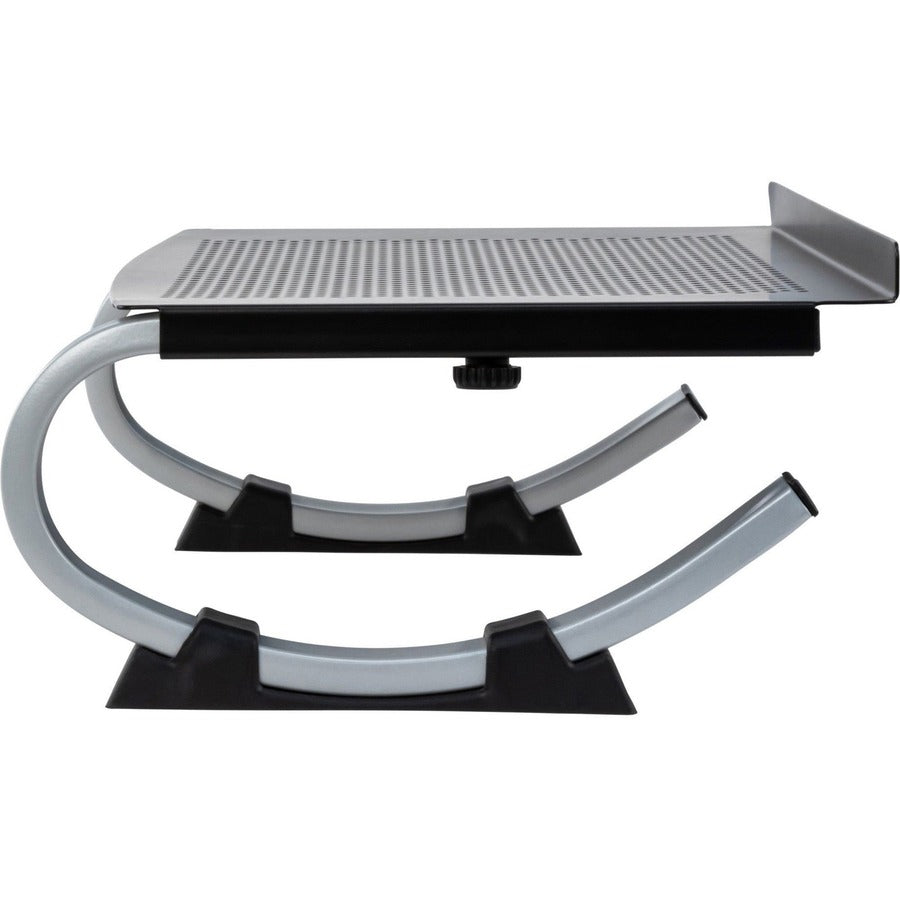 Up to 17" Screen Support - 40 lb Load Capacity - 5" Height x 14.70" Width x 11.50" Depth - Desktop - Steel - Black, Silver