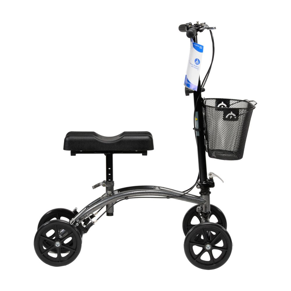 Foldable Steerable Knee Walker with Basket, Standard, 1 Quantity per Case