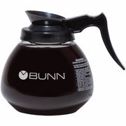 BUNN 64 oz. Black Handle Glass Decanter