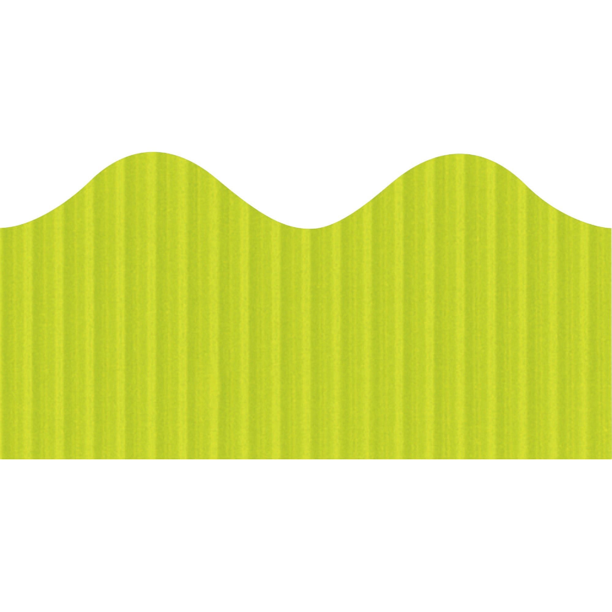 Bordette Decorative Border - Fade Resistant - 2.25" Width x 600" Length - Lime - 1 Roll