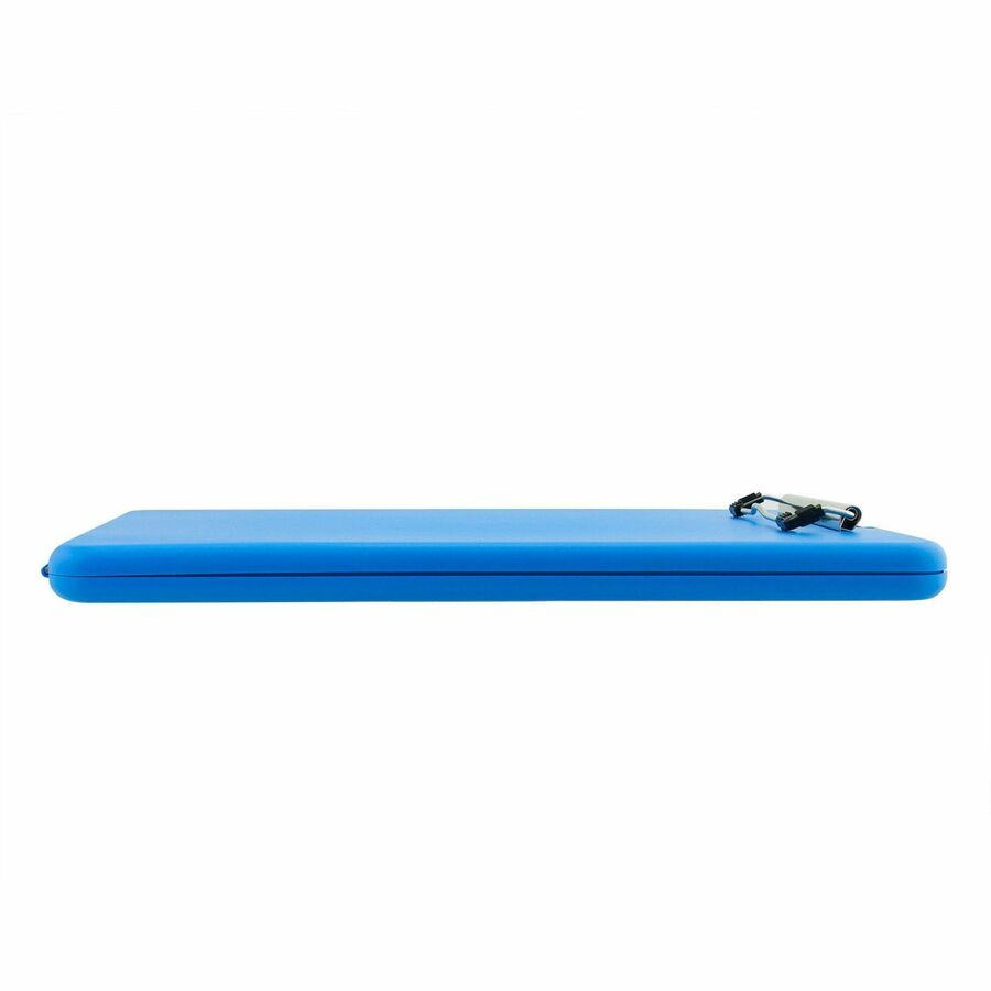 Saunders SlimMate Storage Clipboard - 0.50" Clip Capacity - Polypropylene - Blue - 1 Each