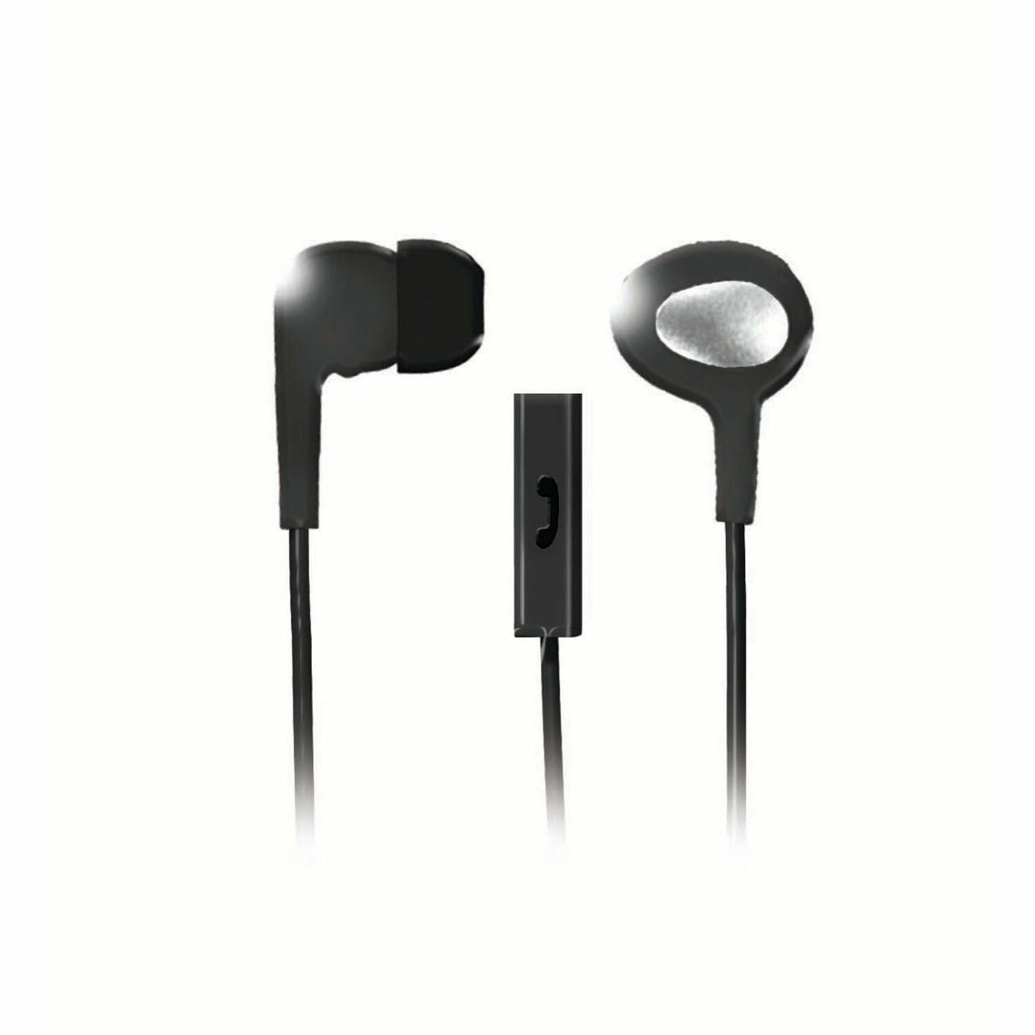 Stereo - Mini-phone (3.5mm) - Wired - 16 Ohm - 20 Hz to 20 kHz - Earbud - Binaural - Open - 4 ft Cable - Black