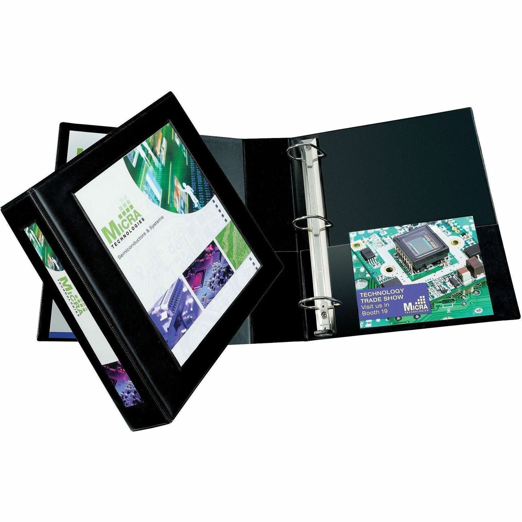 Avery Heavy-Duty Framed View 3-Ring Binder, 2" EZD Rings, Black