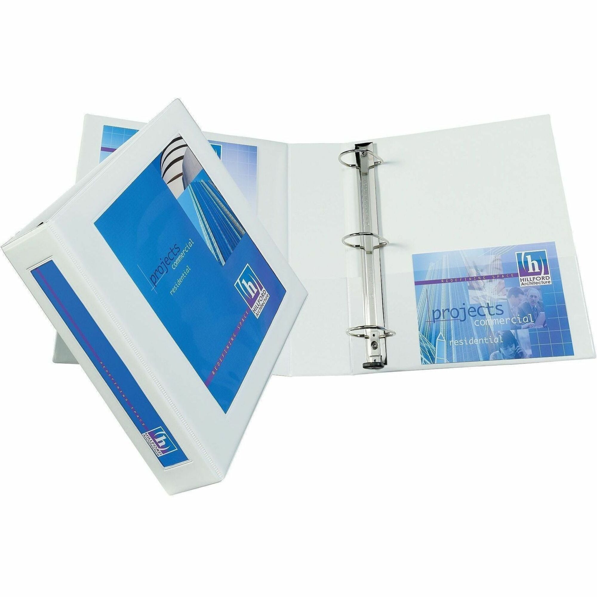 Avery Heavy-Duty Framed View 3-Ring Binder, 2" EZD Rings, White