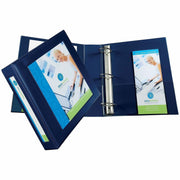 Avery Heavy-Duty Framed View 3-Ring Binder, 2" EZD Rings, Navy Blue