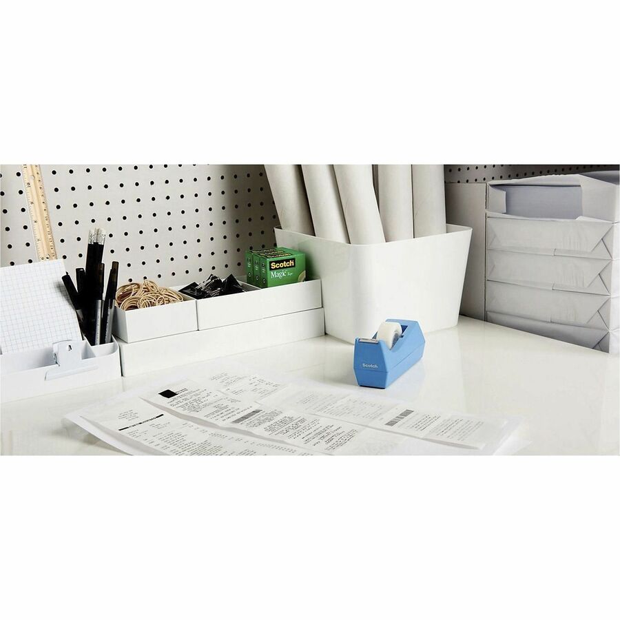 Scotch 3/4"W Magic Tape - 27.78 yd Length x 0.75" Width - 1" Core - Matte - Clear - For Mending, Office, Home, School - 1 Pack