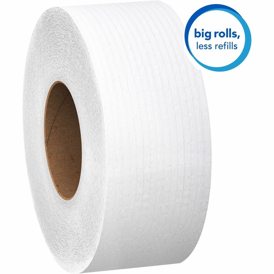3.55" Width x 750 ft Length - White - 1 Carton