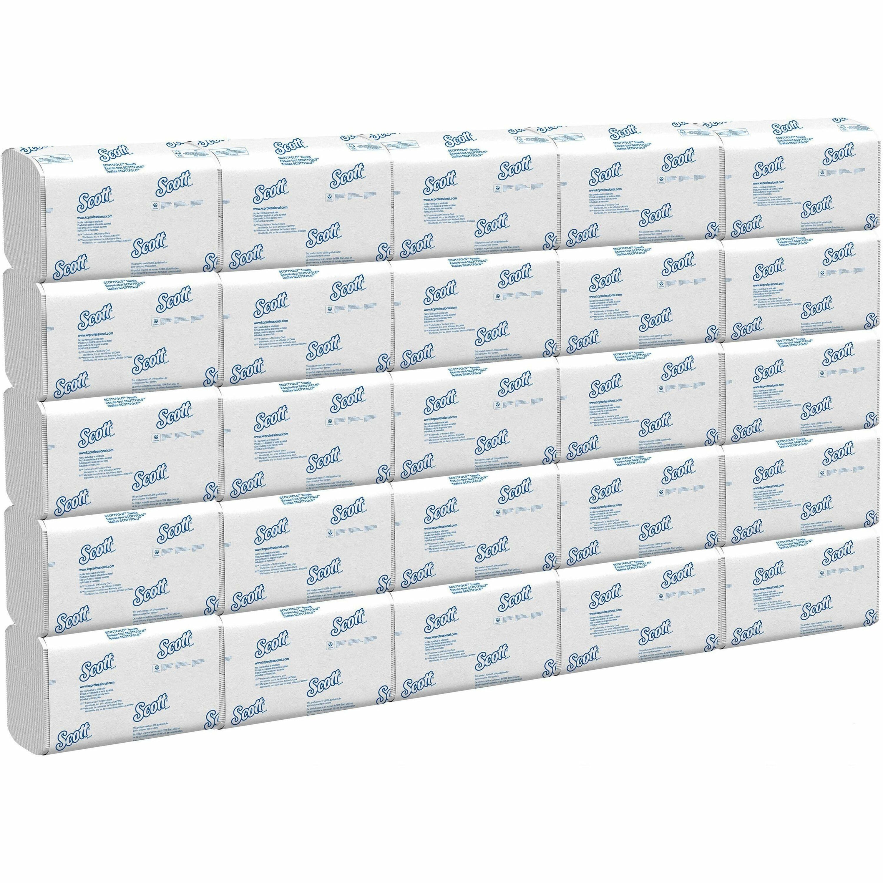 1 Ply - 7.80" Width x 12.40" Length - White - 175/Pack - 1 Carton