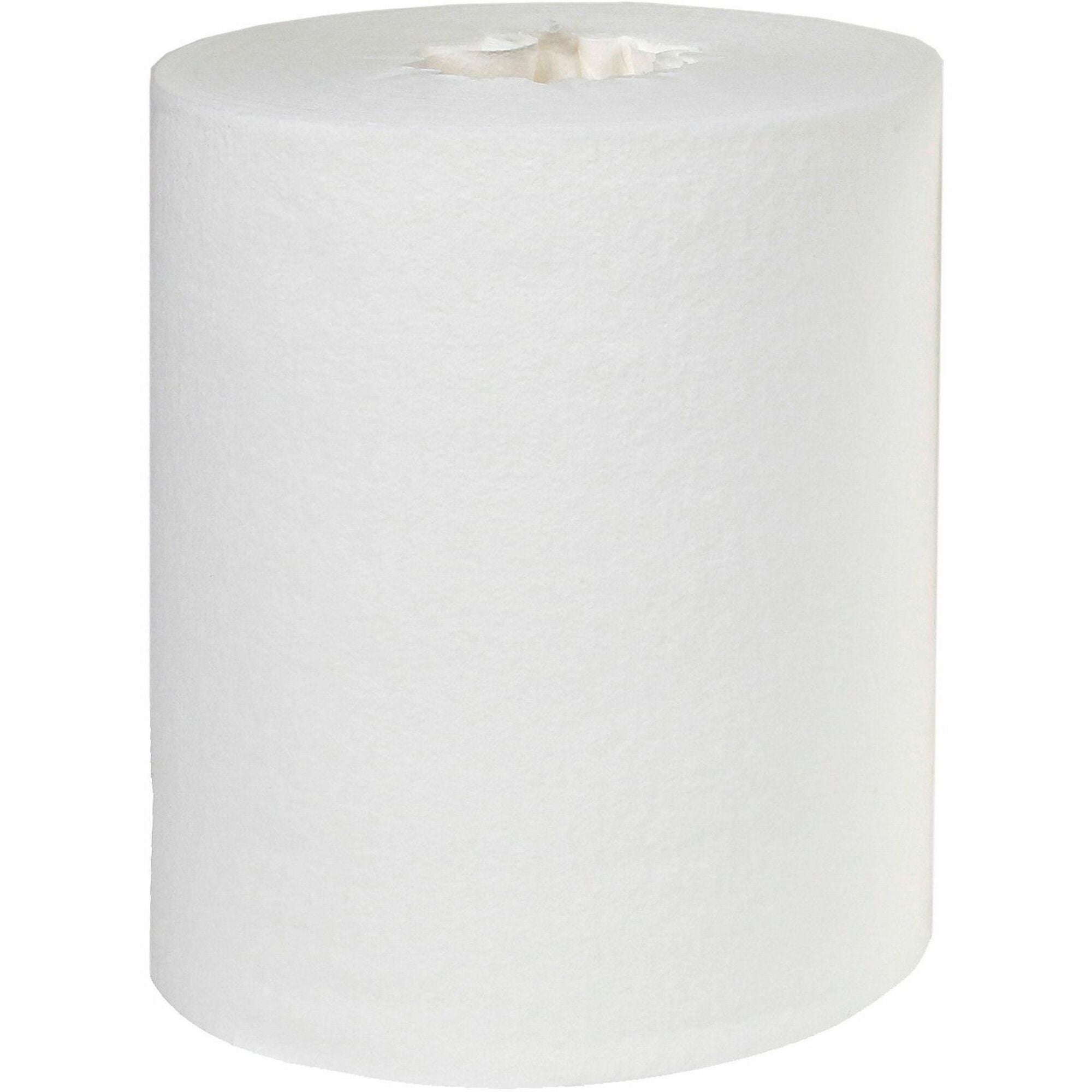 1 Ply - 8" Width x 15" Length - 250 Sheets/Roll - 8.40" Roll Diameter - White - 4 / Carton