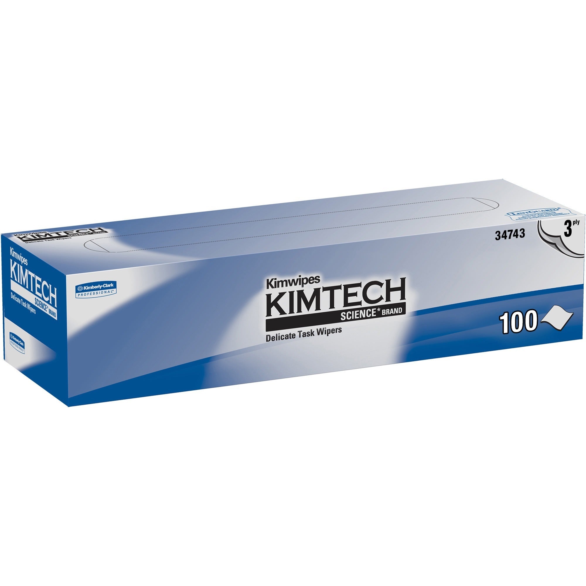 KIMTECH Delicate Task Wipers - Pop-Up Box - For Laboratory - Absorbent - White/ - 1 Box