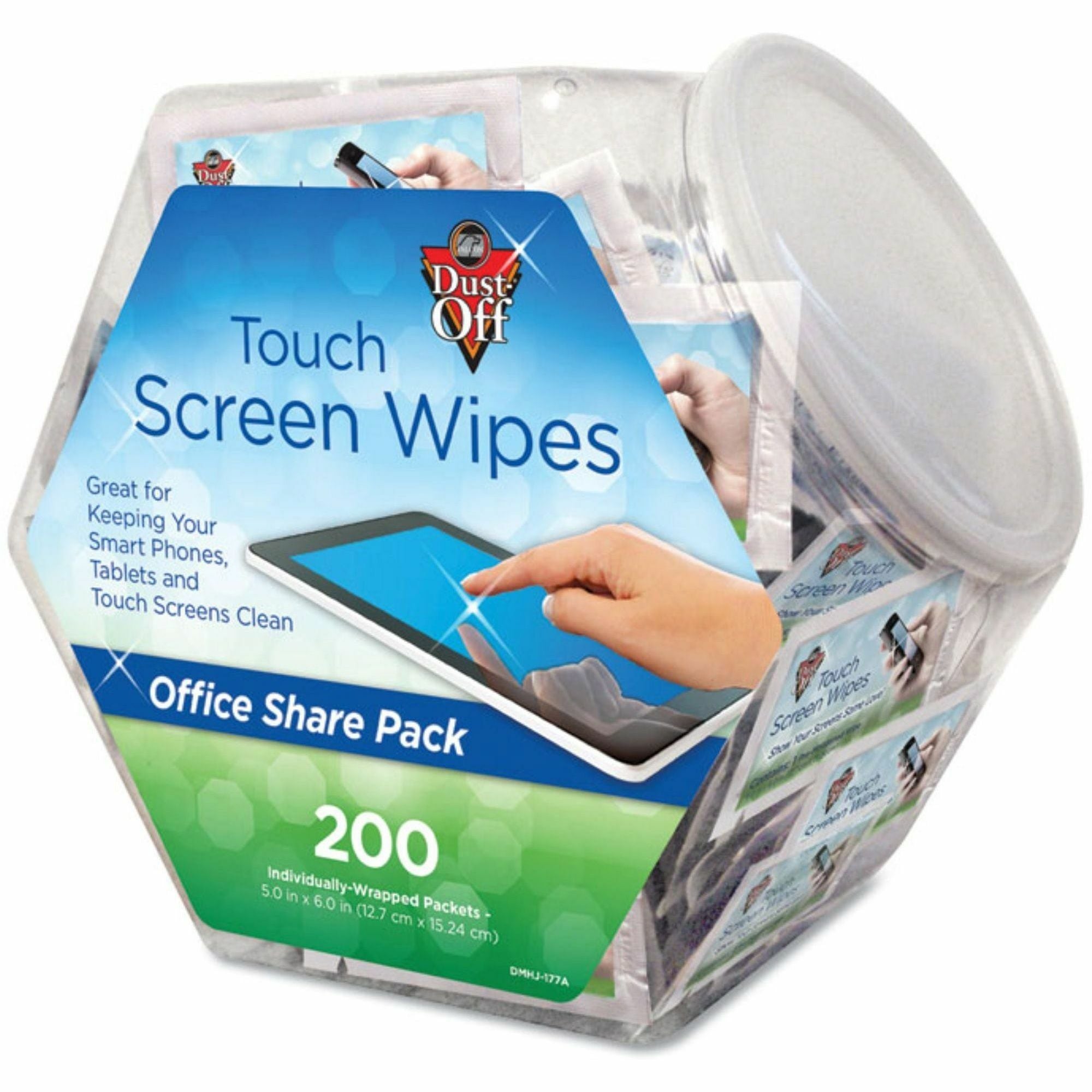 For Display Screen, PDA, GPS Navigation System - Anti-static, Alcohol-free - White - 200/Pack - 1 Each