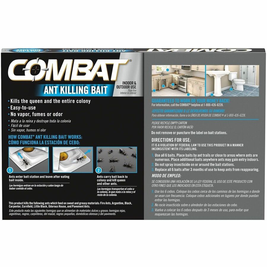 Kills Ants - 0.21 oz - Black, Silver - 6 / Box