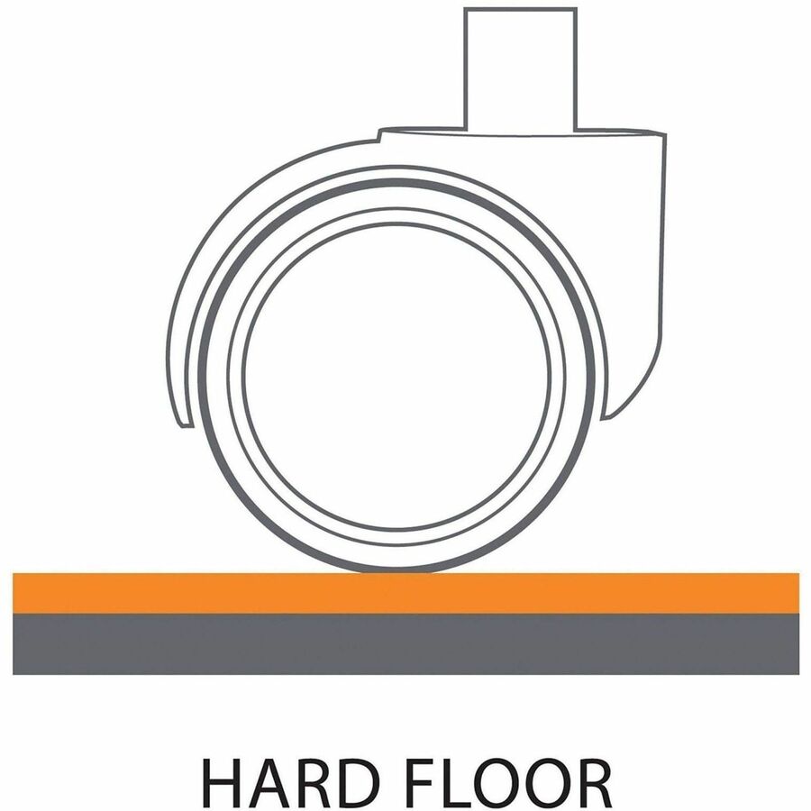 Hardwood Floor, Hard Floor, Wood Floor, Tile Floor - 53" Length x 45" Width x 0.110" Thickness - Lip Size 12" Length x 25" Width - Vinyl - Clear - 1 Each