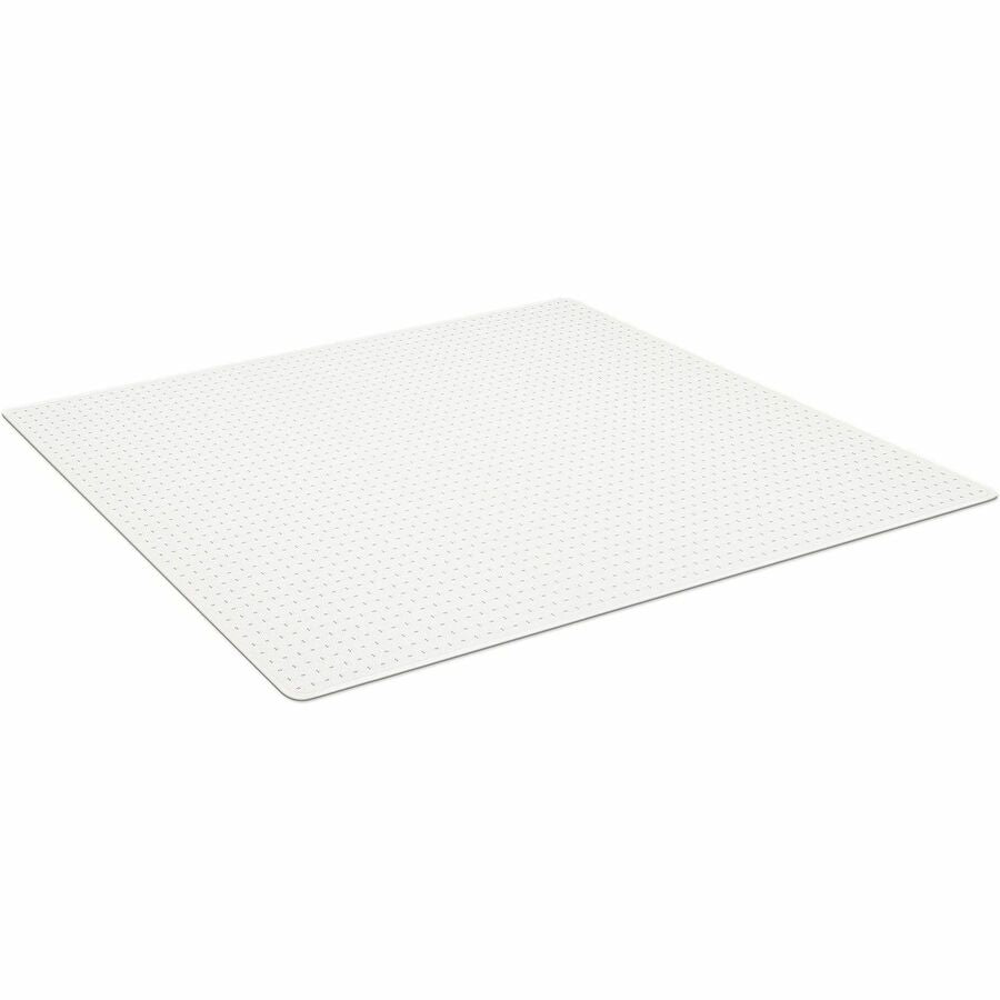 ES ROBBINS EverLife Rectangular Chair Mat - Pile Carpet - 60" Length x 46" Width x 1" Thickness - Rectangular - Vinyl - Clear - 1 Each