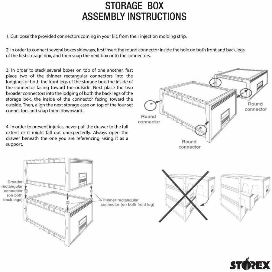 Internal Dimensions: x 18" Width - External Dimensions: 14.3" Length x 18" Width x 12.3" Height - 50 lb - 13.69 gal - Media Size Supported: Letter - Heavy Duty - Stackable - Plastic - Black, Gray - For Letter, File, Folder - Recycled - 1 Each