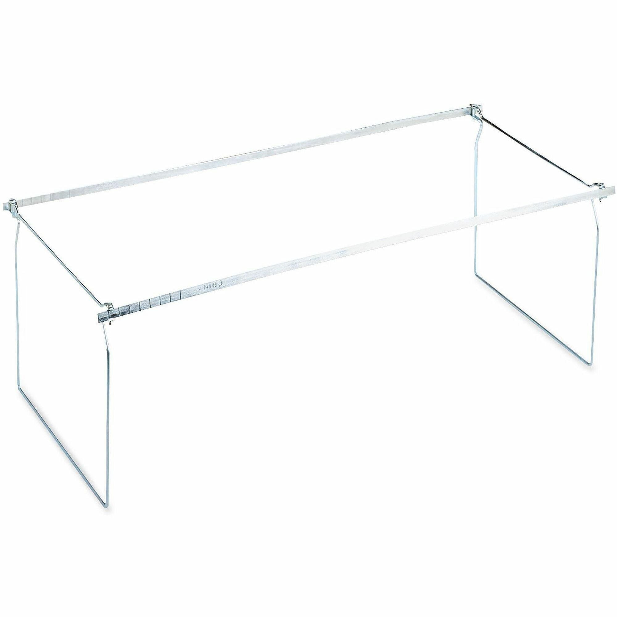 Universal File Frame - Letter - 23" to 26.77" Long - Steel - Steel - 12 / Carton