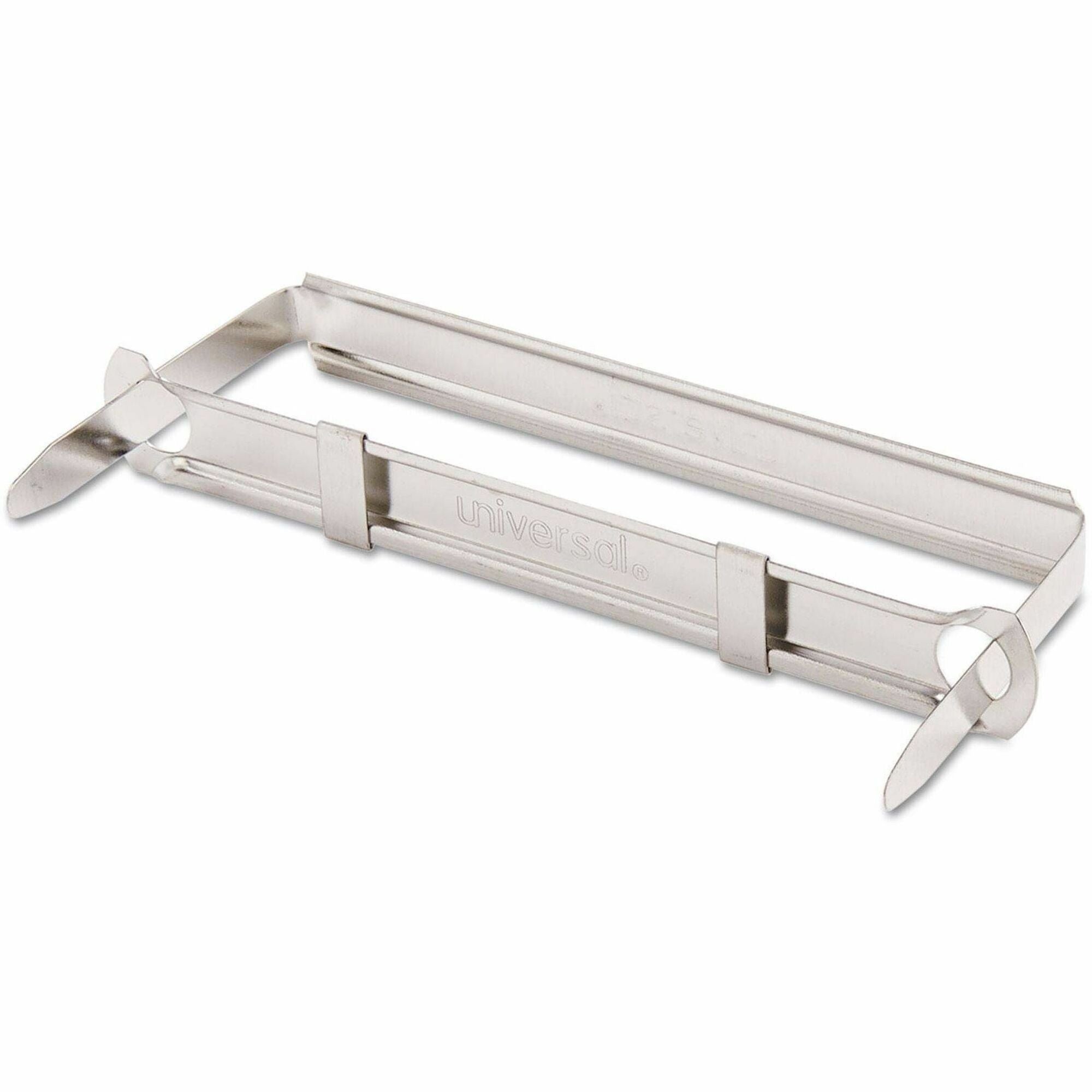 Universal Paper Fastener - 100 Sheet Capacity - Silver - Metal - 50 / Box