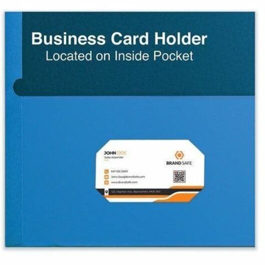 Universal Pocket Folder - 8 1/2" x 11" - 2 Inside Front & Back Pocket(s) - 25 Box