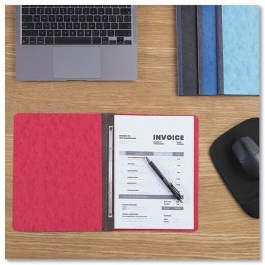 Universal Report Cover, 3" Folder Capacity, 8.5" x 11", 500 Sheet Capacity, 1 Double Prong Fastener, Punched, 1 Each