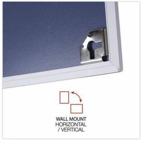Universal Dry Erase Board - 48" (4 ft) Width x 36" (3 ft) Height - White Melamine Surface - Anodized Aluminum Frame - 1 Each