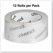 Universal Packaging Tape - 109 yd Length x 1.88" Width x 1.7 mil Thickness - 3" Core - Clear - Acrylic - Plastic Backing - 12 / Pack