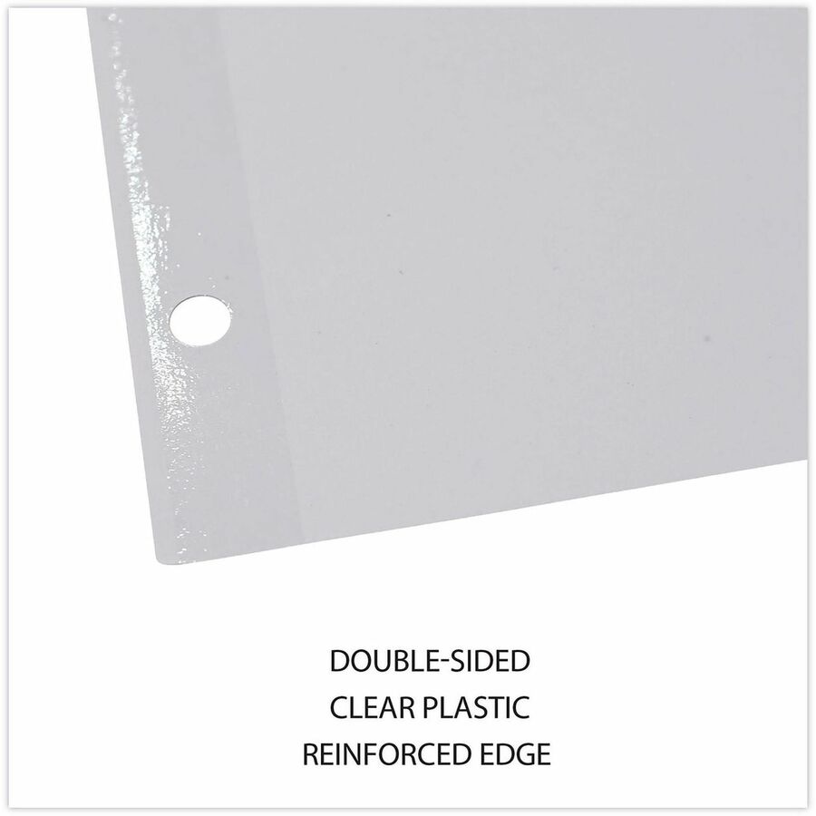 8 Write-on Side Tab(s) - Letter - 8.50" Width x 11" Length - 3 Hole Punched - White Paper Divider - Assorted Paper Tab(s) - Customizable, Double-sided, Reinforced Edges, Laminated Tab - 1 / Set