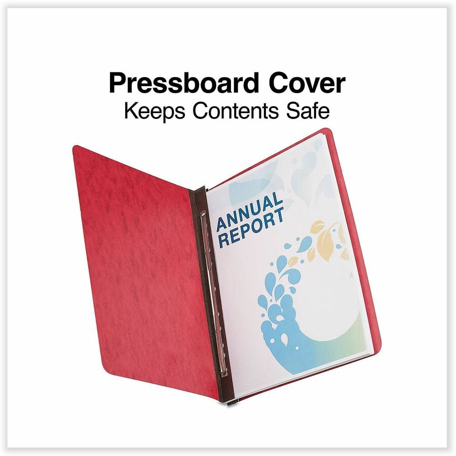 Universal Report Cover, 3" Folder Capacity, 8.5" x 11", 500 Sheet Capacity, 1 Double Prong Fastener, Punched, 1 Each