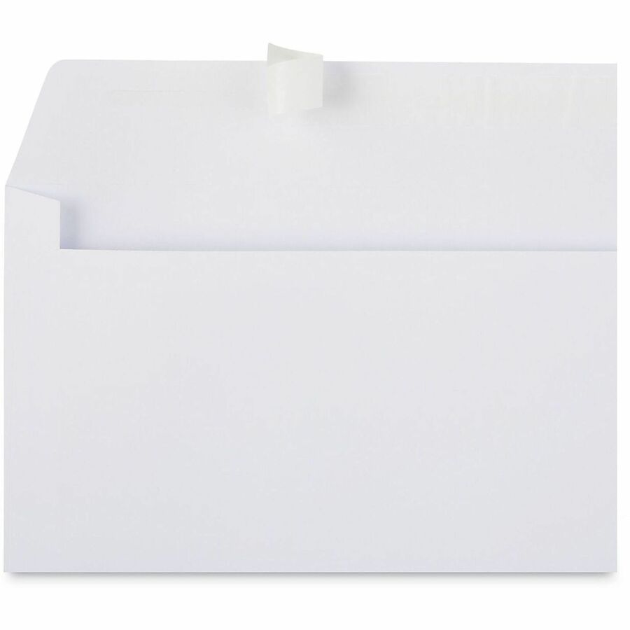 Universal Envelope, Business #10, 24 lb, Self Adhesive, White, Paper Stock, 500/Box