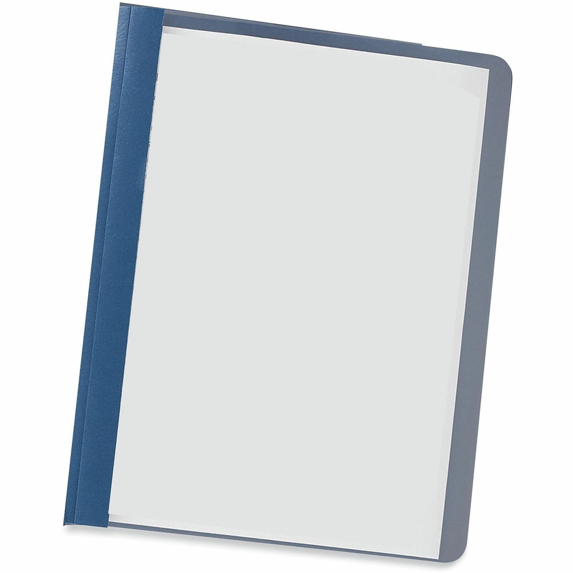 Universal Report Cover, 1/2" Capacity, 8.5" x 11", 100 Sheet, 3 Prong Fasteners, Punched, 25/Box