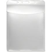 Support 3" x 4" Media - Vertical - Polypropylene - Clear - 50 / Pack