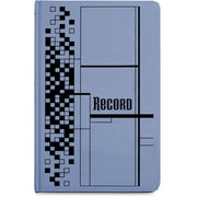 250 Sheet(s) - Sewn Bound - 12.12" x 7.62" Sheet Size - Black Print Color - Blue Cover - 1 Each