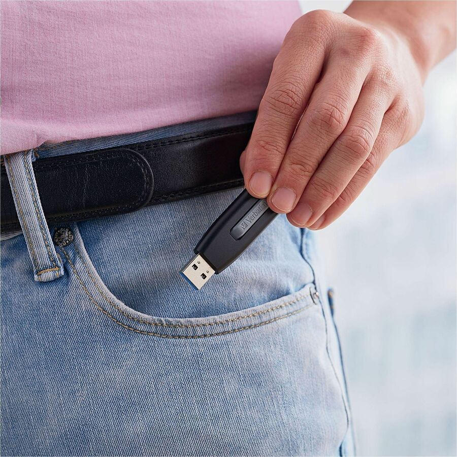 16 GB - USB 3.2 (Gen 1) Type A - Gray - Lifetime Warranty - 1 Each