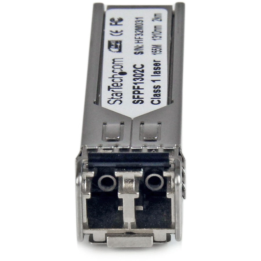 StarTech.com 155 Mbps 1310nm Multi Mode LC SFP Fiber Optic Transceiver w/ DDM - 2km