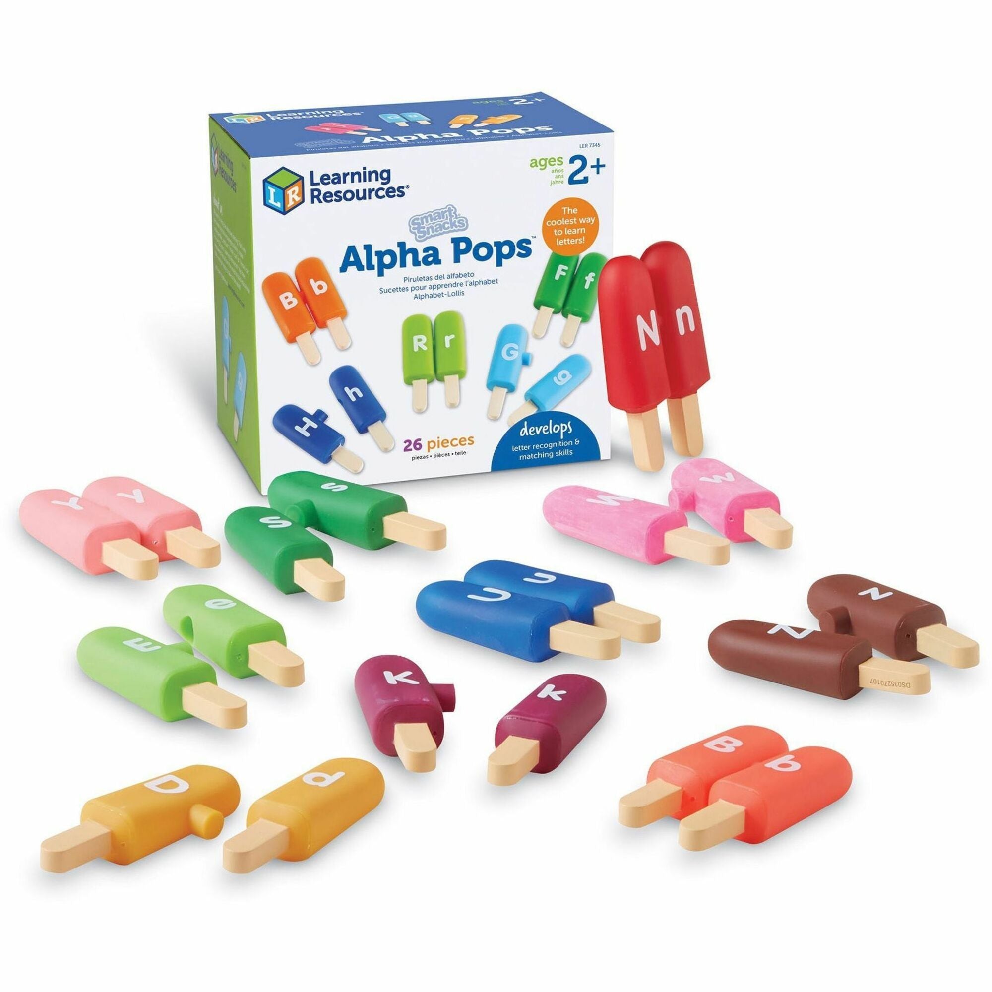 Smart Snacks Alpha Pops, Pre-K, 26 Pieces