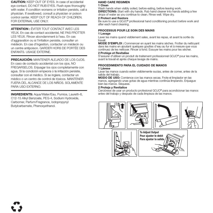 Gojo&reg; PRO TDX 5000 Dispenser Cherry Hand Cleaner