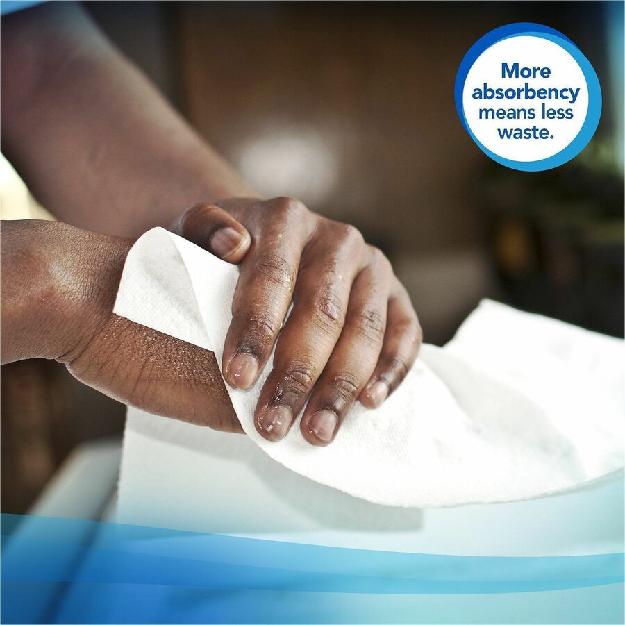 1 Ply - 8" Width x 950 ft Length - White - Paper - 6 / Carton