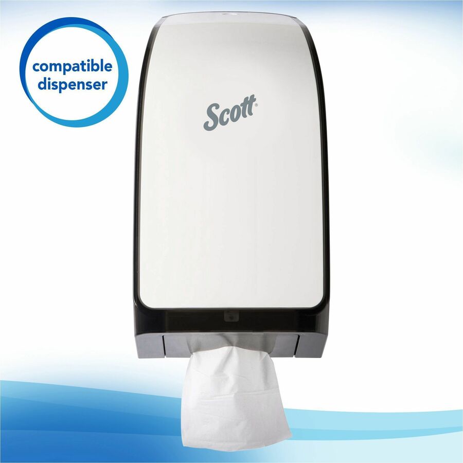 2 Ply - 4.50" Width x 8.30" Length - White - Fiber - 250/Pack - 36 / Carton
