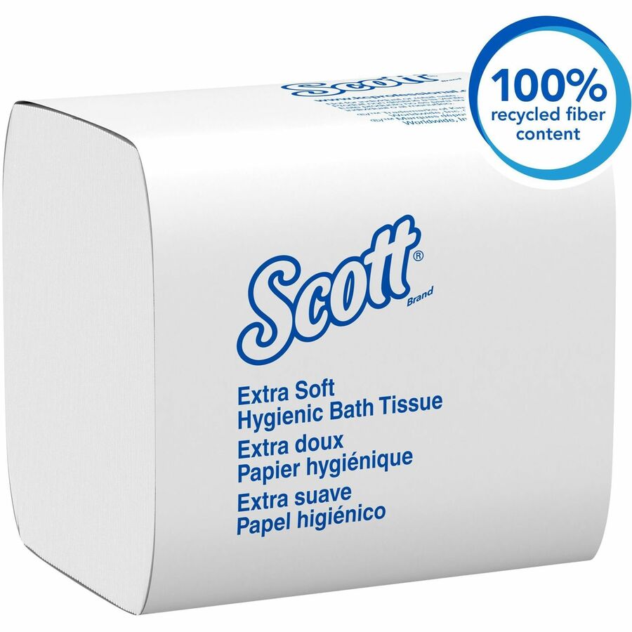 2 Ply - 4.50" Width x 8.30" Length - White - Fiber - 250/Pack - 36 / Carton