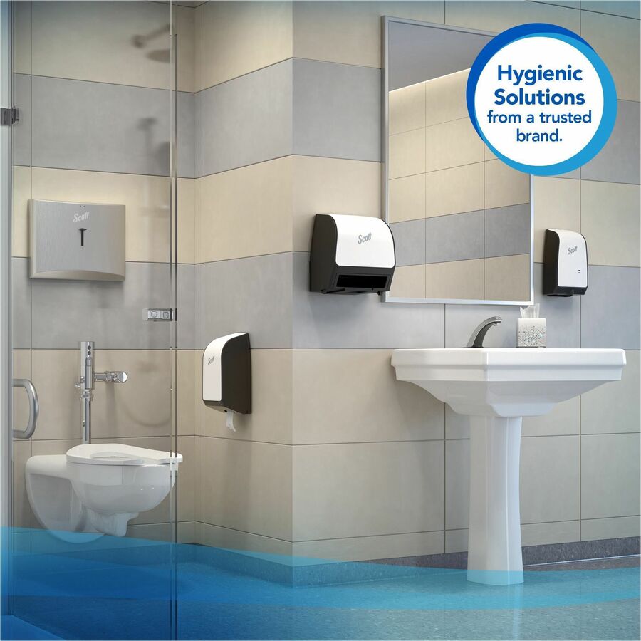 2 Ply - 4.50" Width x 8.30" Length - White - Fiber - 250/Pack - 36 / Carton