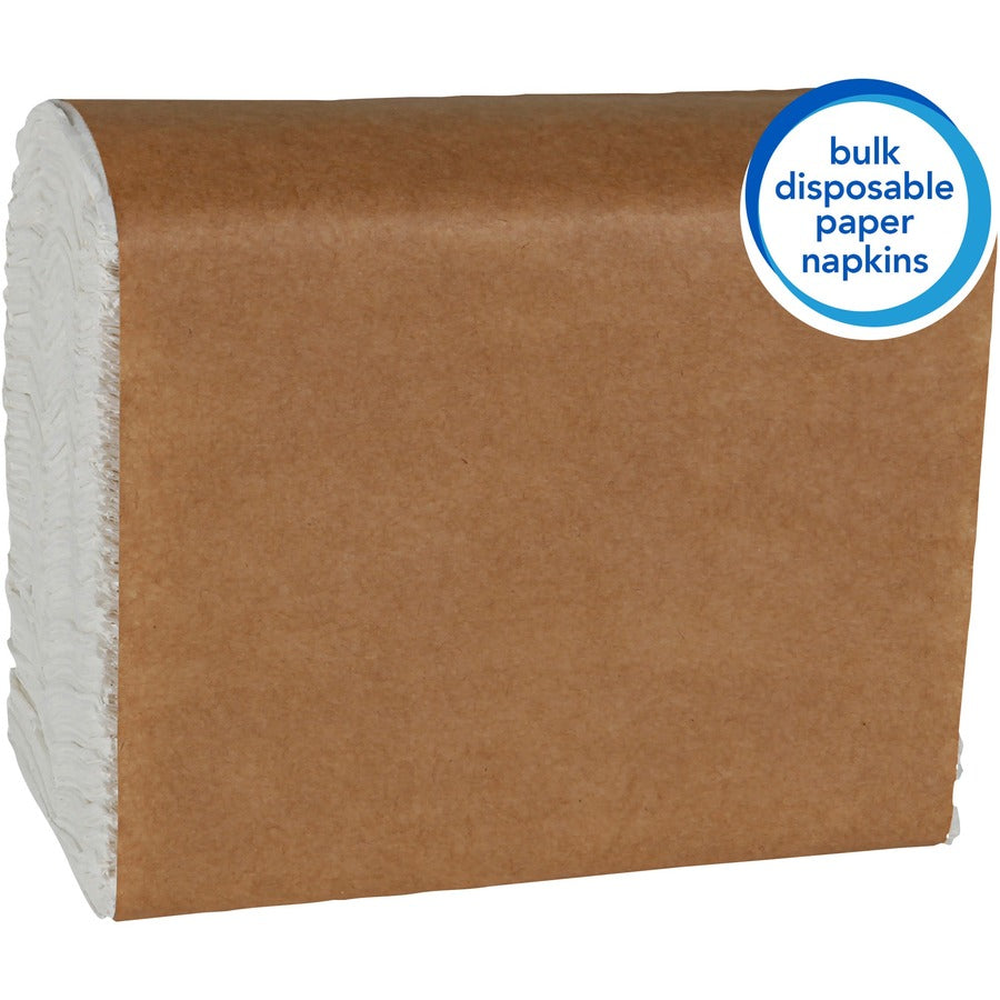 1 Ply - Tall Fold - 6.60" Width x 13.20" Length - 10000 Sheets - White - Fiber - 500/Pack - 20 / Carton