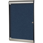 Ghent Silhouette Enclosed with 195 Navy Vinyl Tackboard