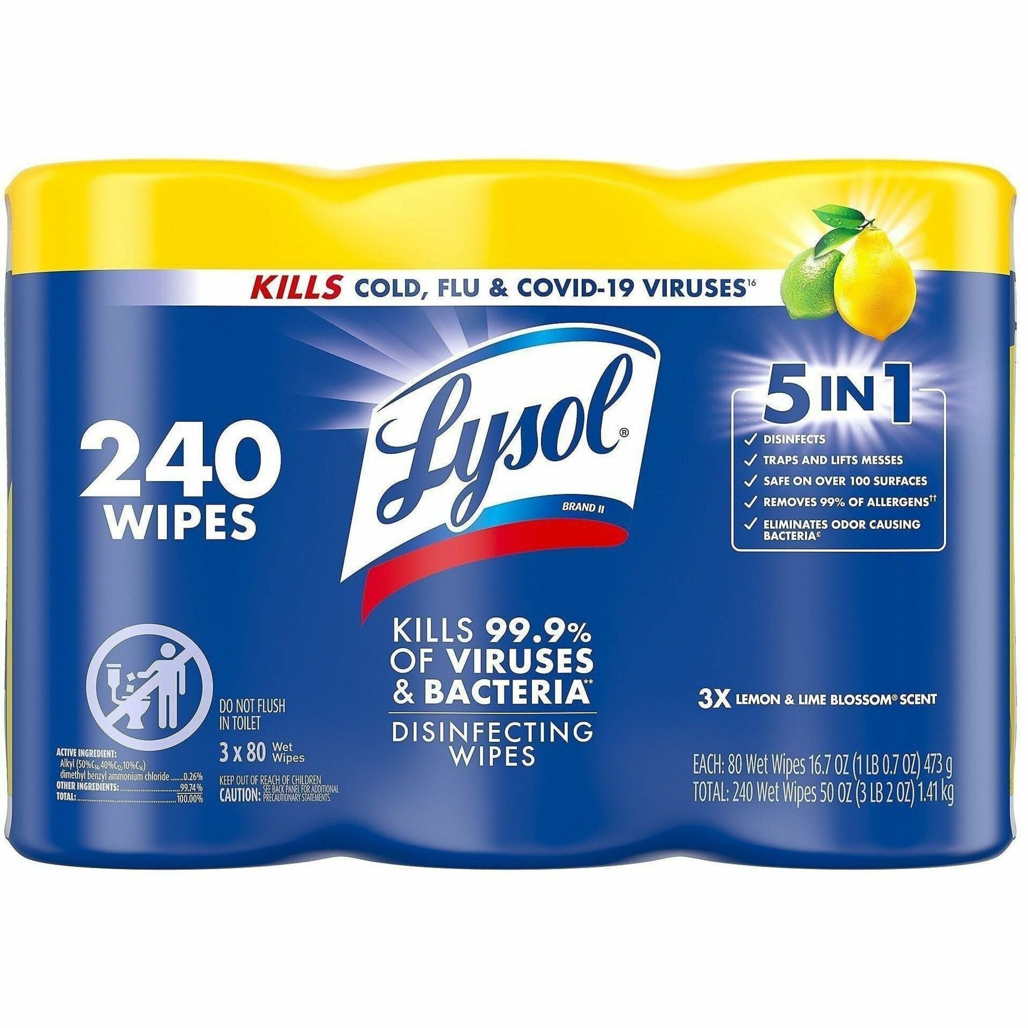 Lysol Lemon/Lime Disinfecting Wipes
