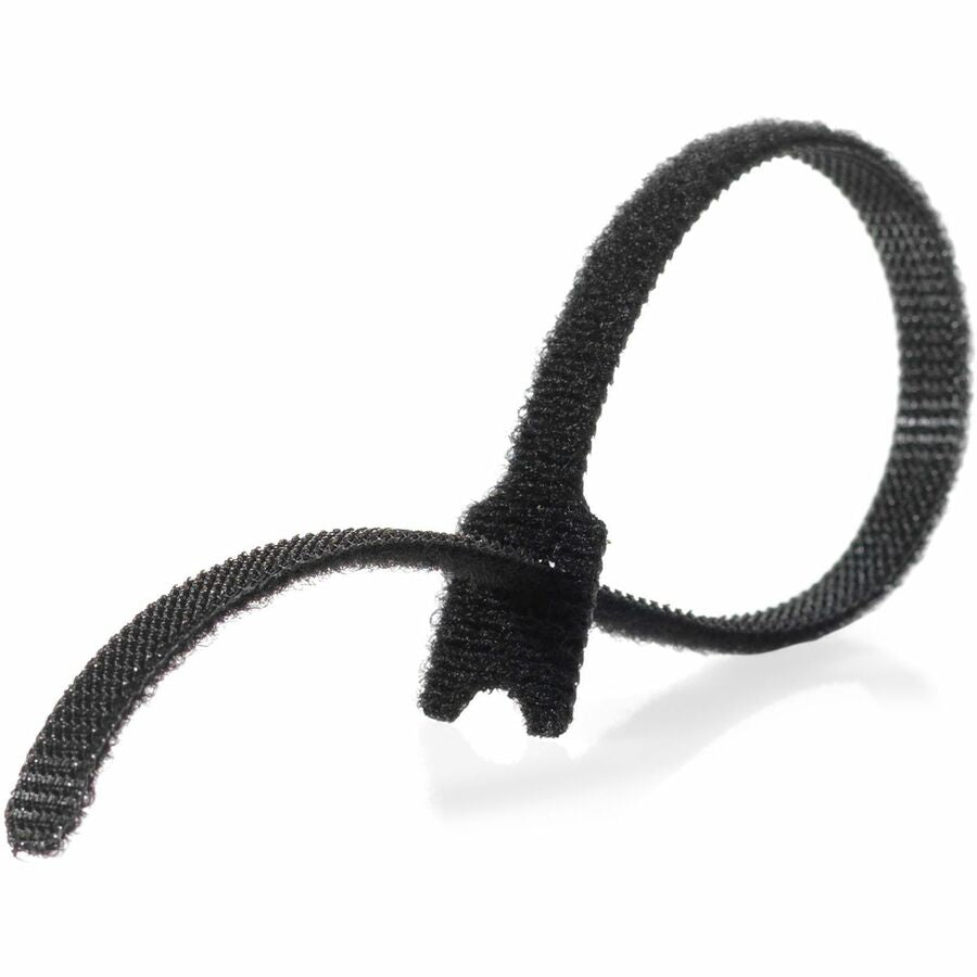 Tie - Black - 40 lb Loop Tensile - 8" Length - 25 / Pack