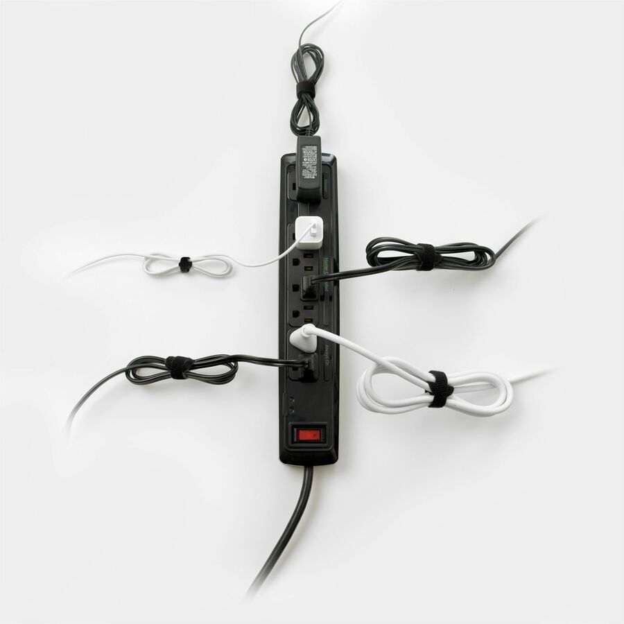 Tie - Black - 40 lb Loop Tensile - 8" Length - 25 / Pack