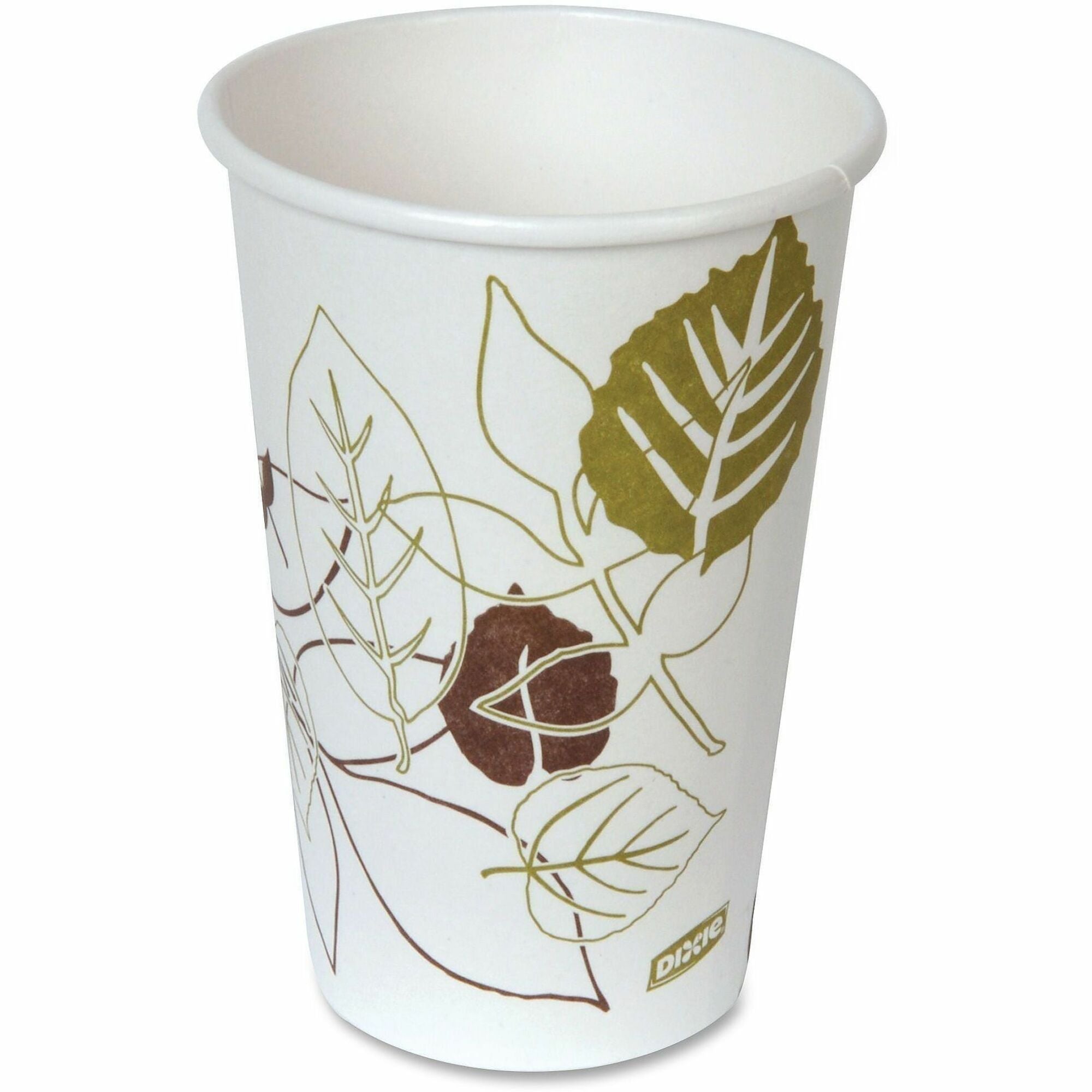 16 fl oz - White, Green - Paper - Hot Drink, Beverage - 50 / Pack