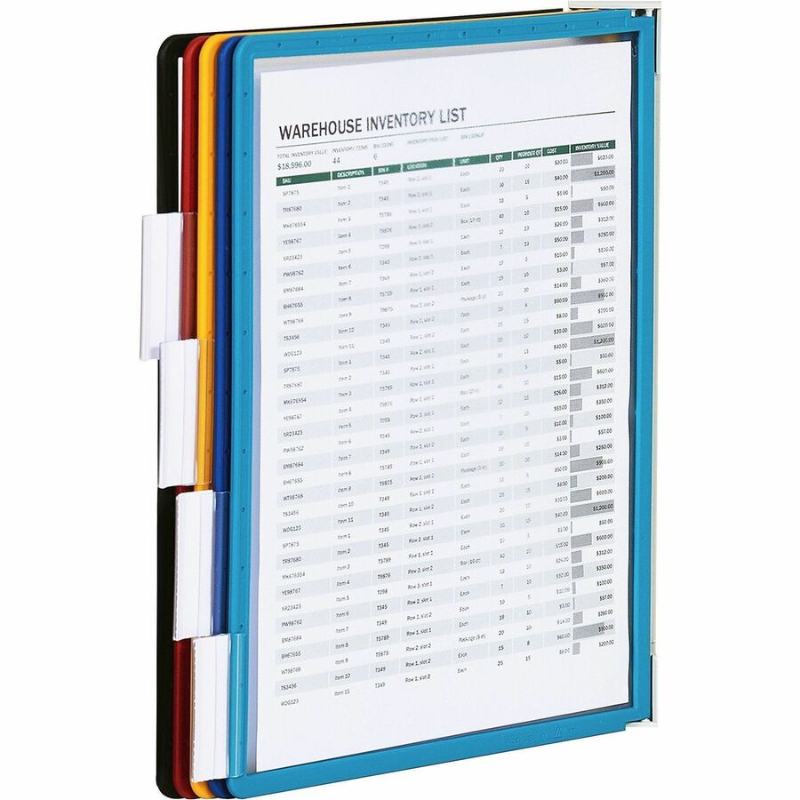 5 Panels - Support Letter 8.50" x 11" Media - Rugged, Tabbed - 1 Each