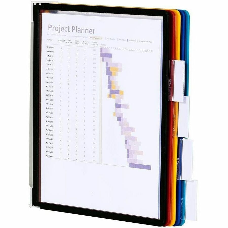 5 Panels - Support Letter 8.50" x 11" Media - Rugged, Tabbed - 1 Each