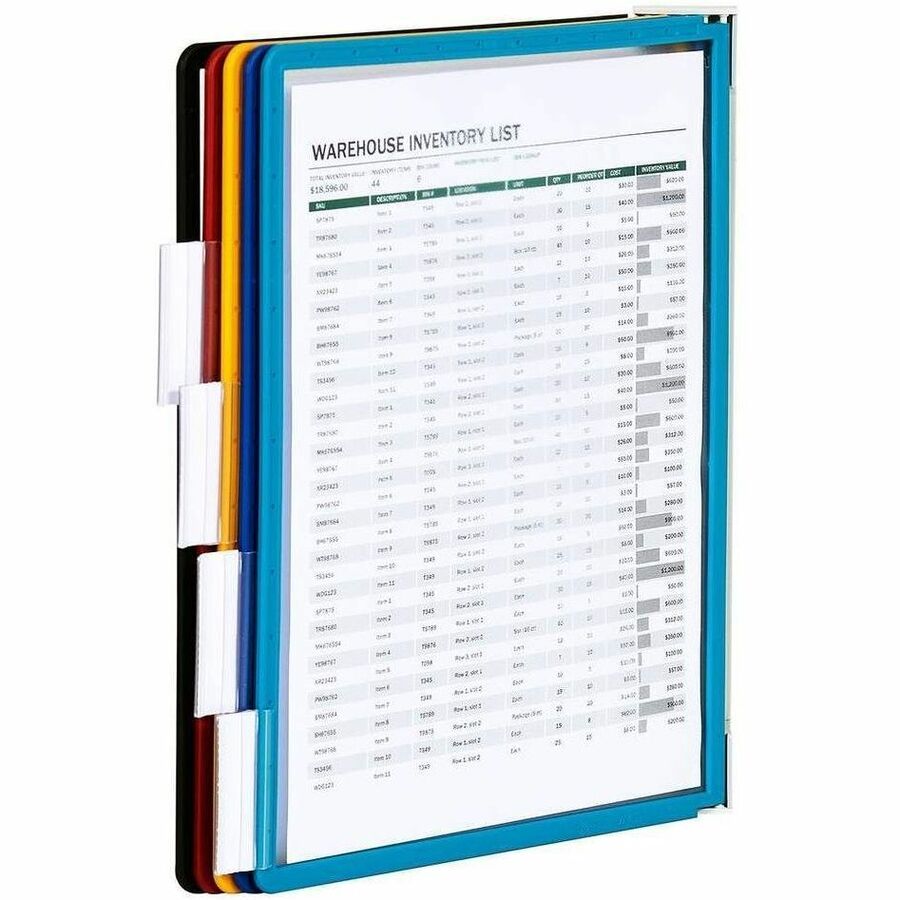 5 Panels - Support Letter 8.50" x 11" Media - Rugged, Tabbed - 1 Each